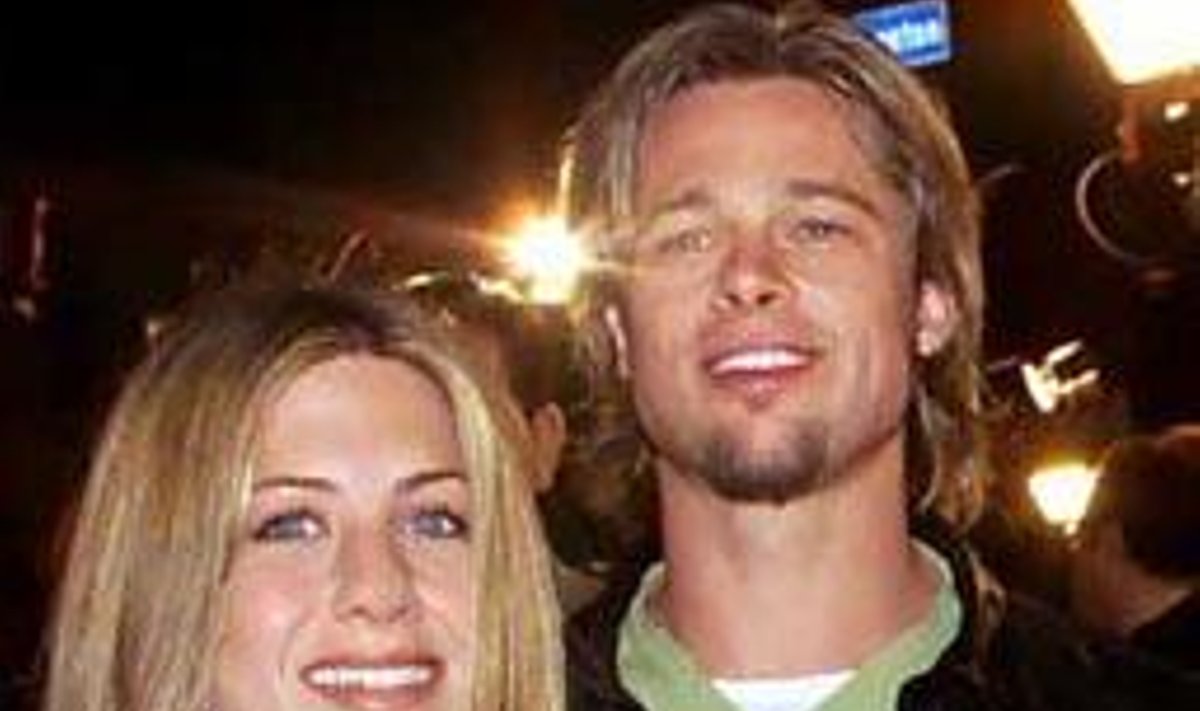 Brad Pitt ir Jennifer Aniston