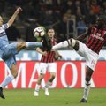 „AC Milan“ laimėjo svarbų mūšį prieš „Lazio“, „Juventus“ triumfo tenka laukti