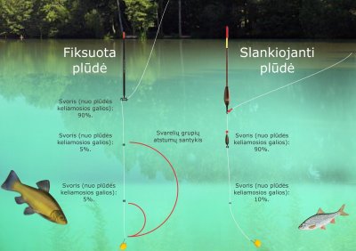 Schema. Tolimo užmetimo plūdinės sistemėlės