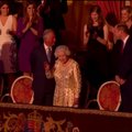 Britų karalienė Elžbieta II ir jos šeima dalyvavo šventiniame koncerte