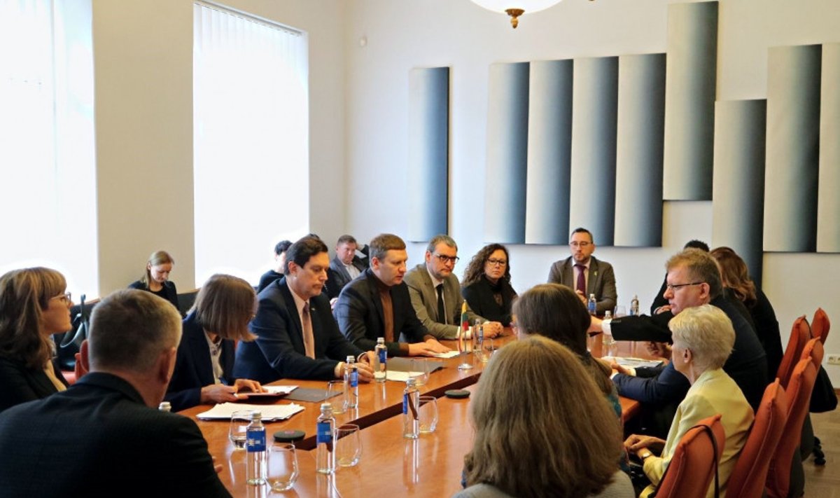 Kultūros ministerijos atstovai susitiko su Lenkijos Seimo nariais 