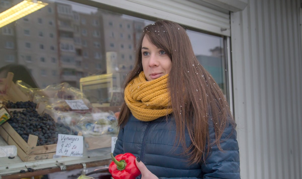 Įvairių žalumynų ir daržovių Kauno turguose galima pirkti visus metus