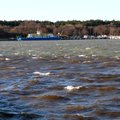 Dėl sustiprėjusio vėjo Klaipėdos uoste ribojama laivyba