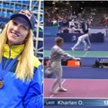 Įveiktai rusei ranką paspausti atsisakiusi Ukrainos olimpinė čempionė – diskvalifikuota
