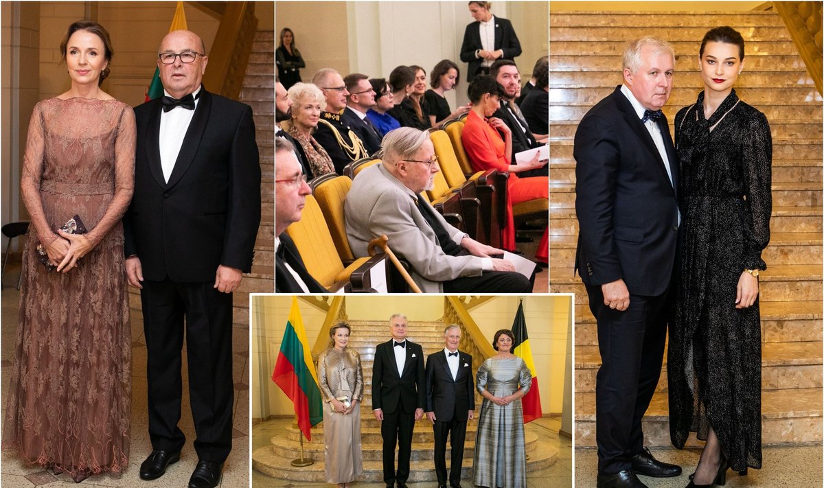 Belgijos karalius ir karalienė garbius svečius pakvietė į Filharmoniją
