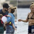 Ibisoje su šeima poilsiavusi Shakira pademonstravo puikias kūno formas