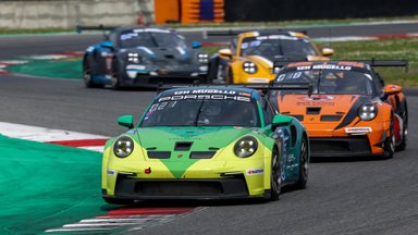 12 valandų ištvermės lenktynėse Italijoje iššūkį metė „Porsche Baltic“ komanda – čempionais jau tapę lietuviai