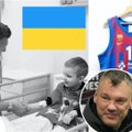 Delfi aukcionas: visa suma už Šarūno Jasikevičiaus marškinėlius su autografu atiteks Ukrainos vaikams