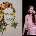 Jolita Vaitkutė sukūrė Ievos Zasimauskaitės portretą iš gėlių: šiandien ji mano favoritė