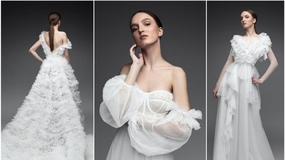 Lietuvių dizainerė sukūrė nuotakų sukneles, kurios tarnaus ir po vestuvių: šių suknelių parduoti nesinorės
