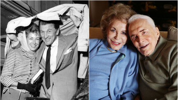 Beveik 70 metų trukusios velionio Kirko Douglaso santuokos paslaptis: nesutarimus spręsdavo itin romantišku būdu