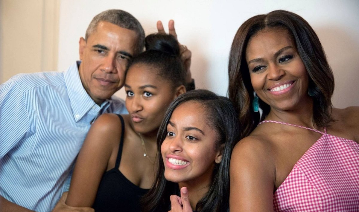 Barackas Obama su šeima