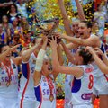 Pirmas trofėjus: staigmeną pateikusios serbės – Europos čempionės