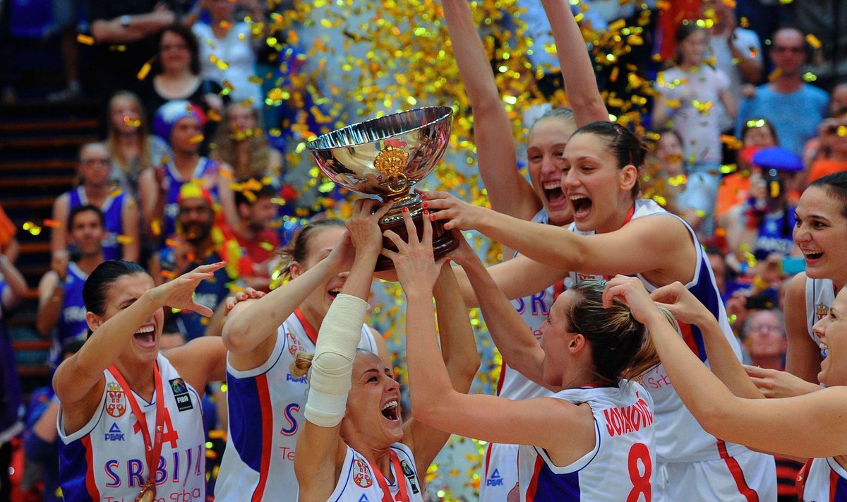 Serbijos krepšininkių triumfas