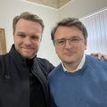 Ландсбергис встретился с Кулебой в Украине и призывает продолжать помощь: это только начало