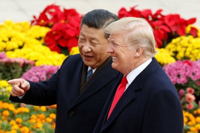 Xi Jinpingas ir Donaldas Trumpas