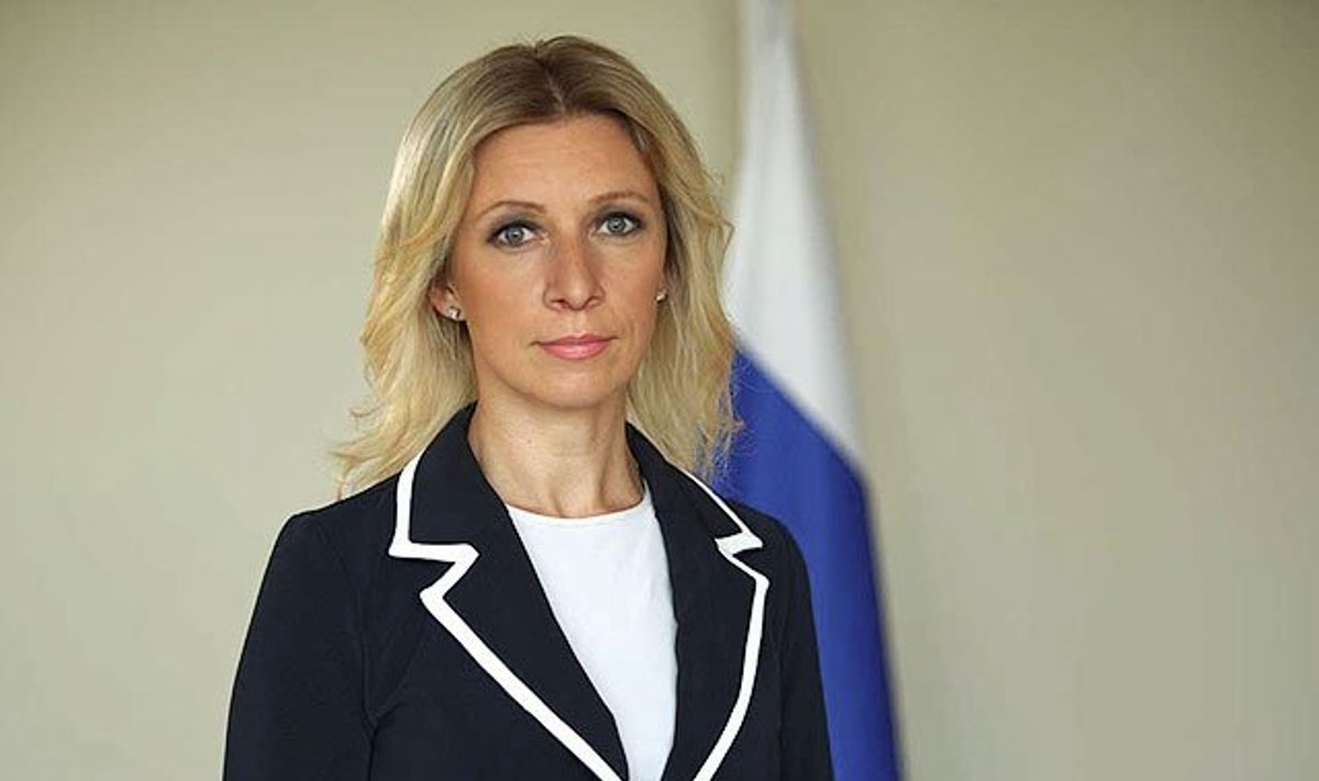 Rusijos URM Spaudos ir informacijos departamento vadovė Marija Zacharova