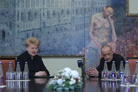 Šarūnas Sauka ir Dalia Grybauskaitė