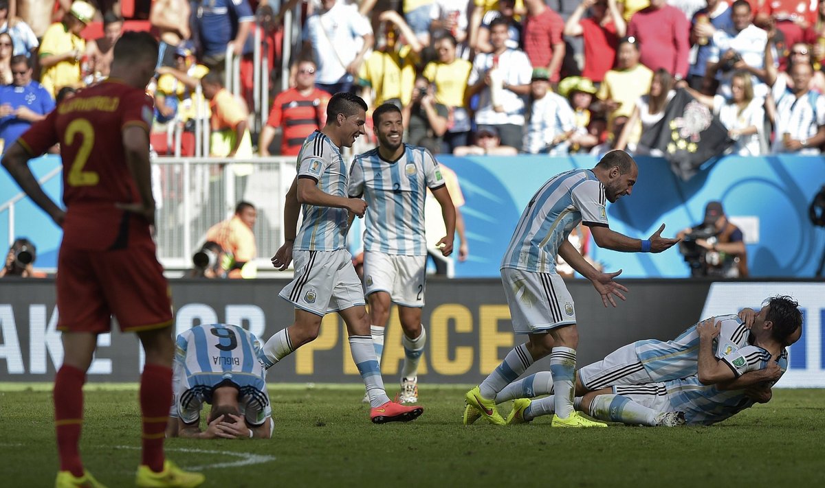 Argentinos futbolininkų triumfas