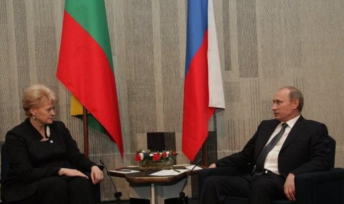 Dalia Grybauskaitė ir Vladimiras Putinas