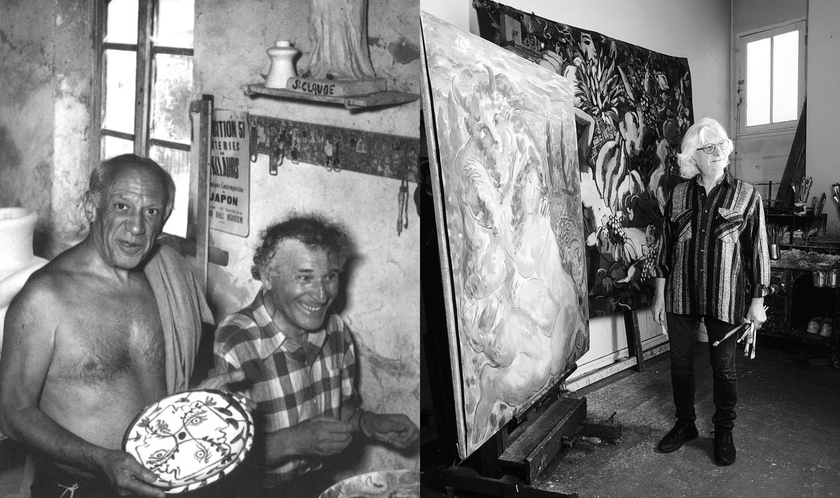 Pablo Picasso, Marcas Chagallas, Darius Hecqas-Cauquilo 