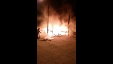 [Delfi trumpai] Rusijoje sudegė mobilizuotų karių stovykla (video)