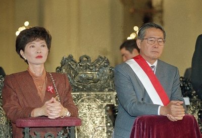 Susana Higuchi ir Alberto Fujimori