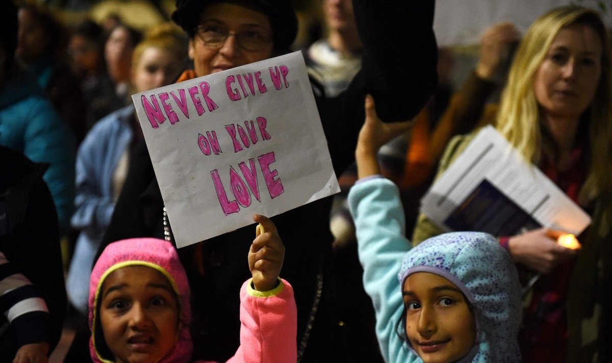 Protestai preiš Donaldą Trumpą