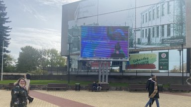 Parama jauniesiems verslininkams – modernus LED lauko ekranas Joniškio miesto centre