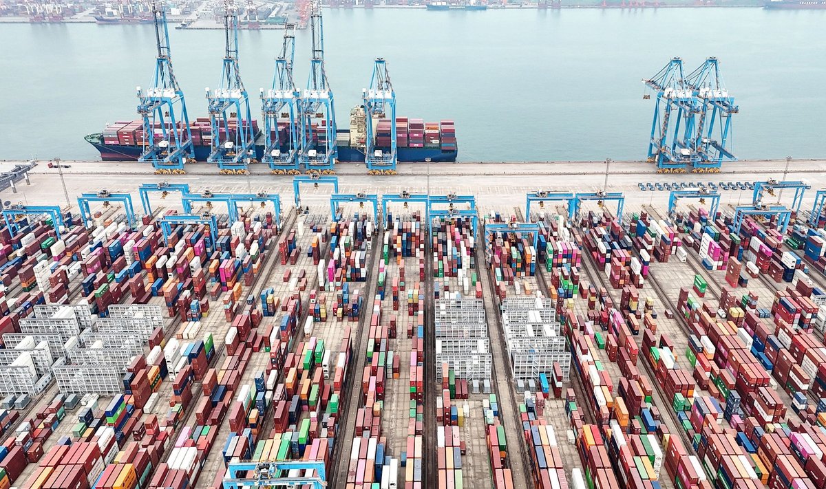 Automatizuotas krovinių dokas Čingdao (Kinija) uoste