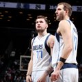 Stebuklingų metimų kolekciją Dončičius papildė šūviu iš aikštės vidurio, „Mavericks“ krito Brukline