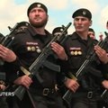 Видео: военный парад в Чечне на День Победы