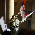 Belgrade vyksta protestai prieš savivaldos rinkimų rezultatus, demonstrantai susidūrė su policija