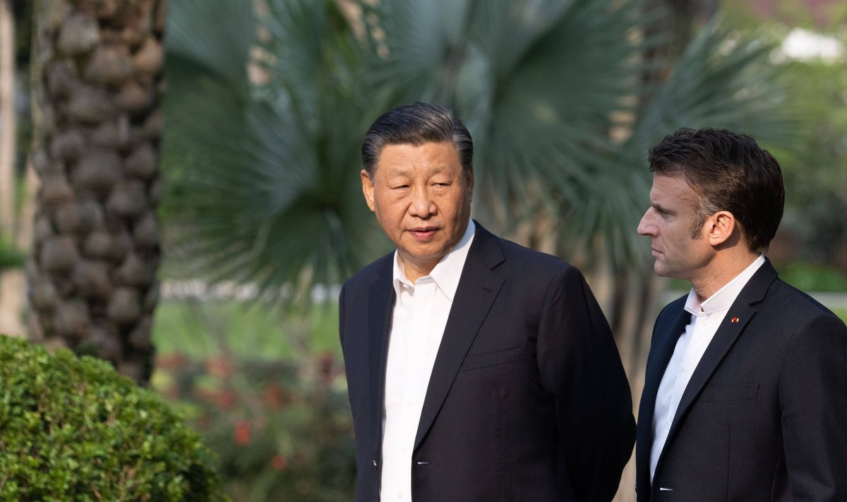 Xi Jinpingas, Emmanuelis Macronas