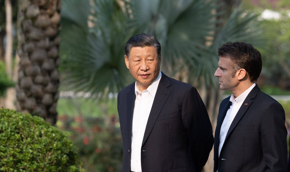 Xi Jinpingas, Emmanuelis Macronas