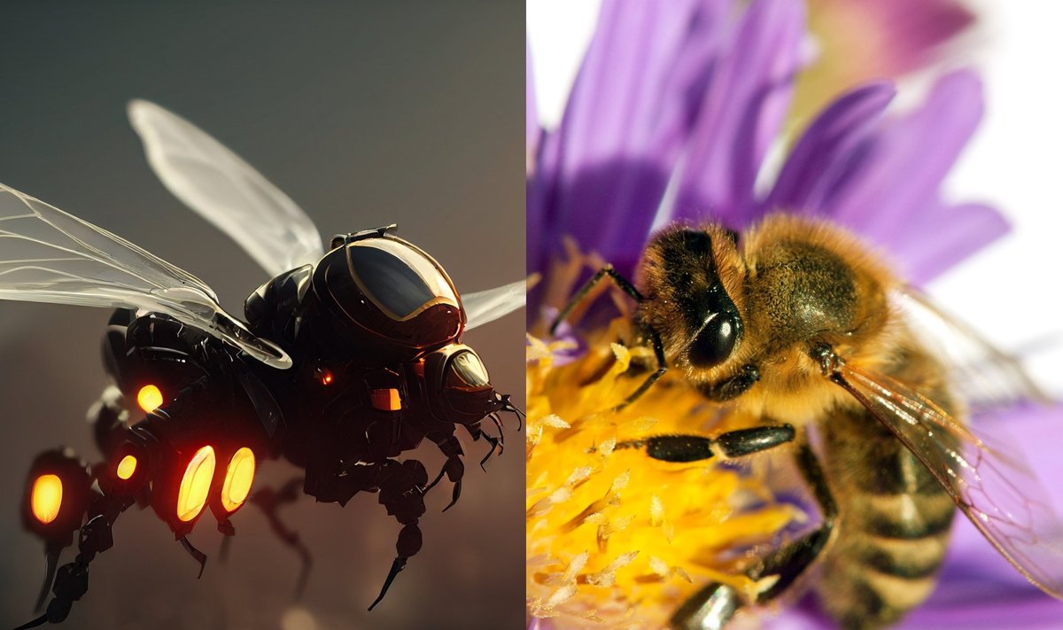 Robotinės bitės padės išgelbėti pasaulį nuo bado. Asociatyvi nuotr.
