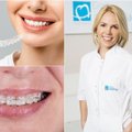Gydytoja ortodontė aptarė skirtingus dantų tiesinimo būdus: vienas jų – visiškai nematomas