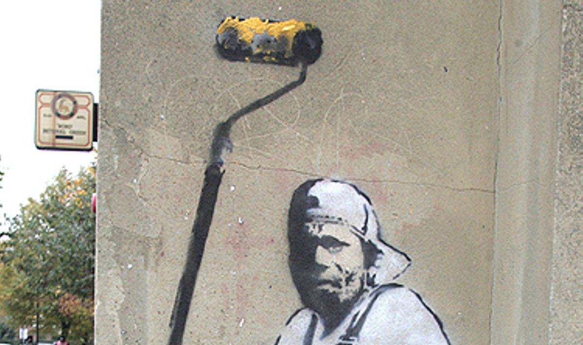 Banksy meno kūrinys
