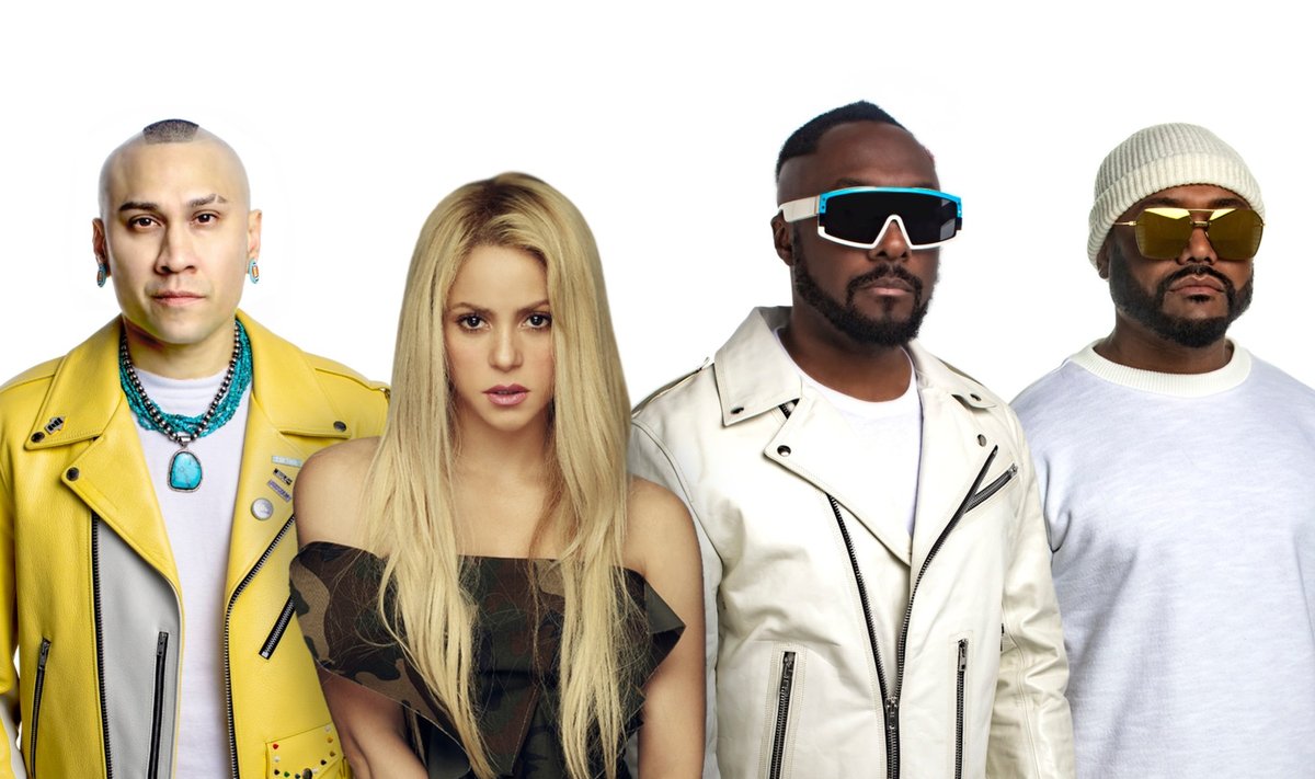 Shakira ir "Black Eyed Peas" pristato bendrą kūrinį