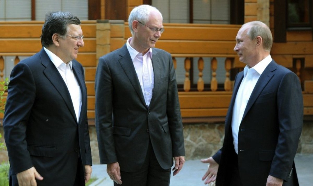 Jose Manuelis Barroso,  Hermanas Van Rompuy, Vladimiras Putinas