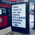 Londone iškabintos suklastotos „Facebook“ reklamos