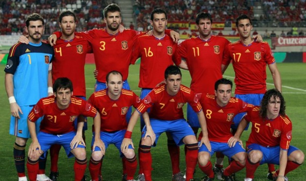 Ispanijos rinktinės futbolininkai