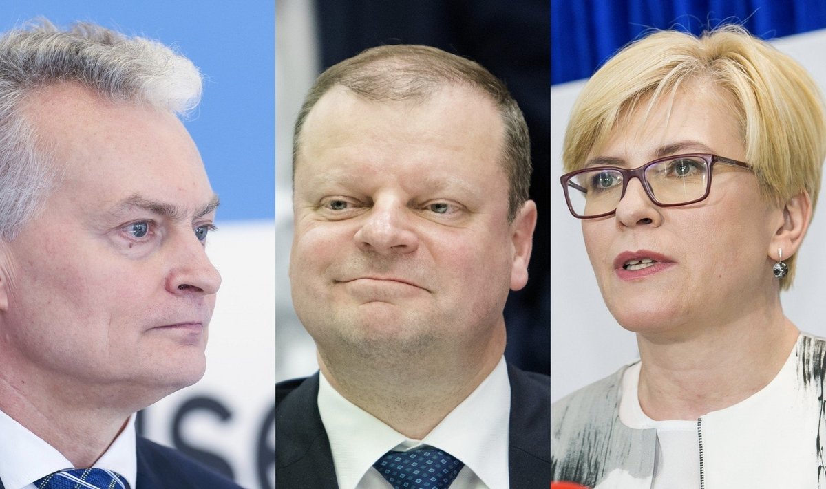 Gitanas Nausėda, Saulius Skvernelis, Ingrida Šimonytė