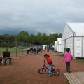Vokietijos pabėgėlių stovyklose uždrausti naujametiniai fejerverkai