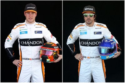 Stoffelis Vandoorne'as ir Fernando Alonso