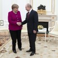 Prieš vizitą Ukrainoje Merkel vyksta į Maskvą