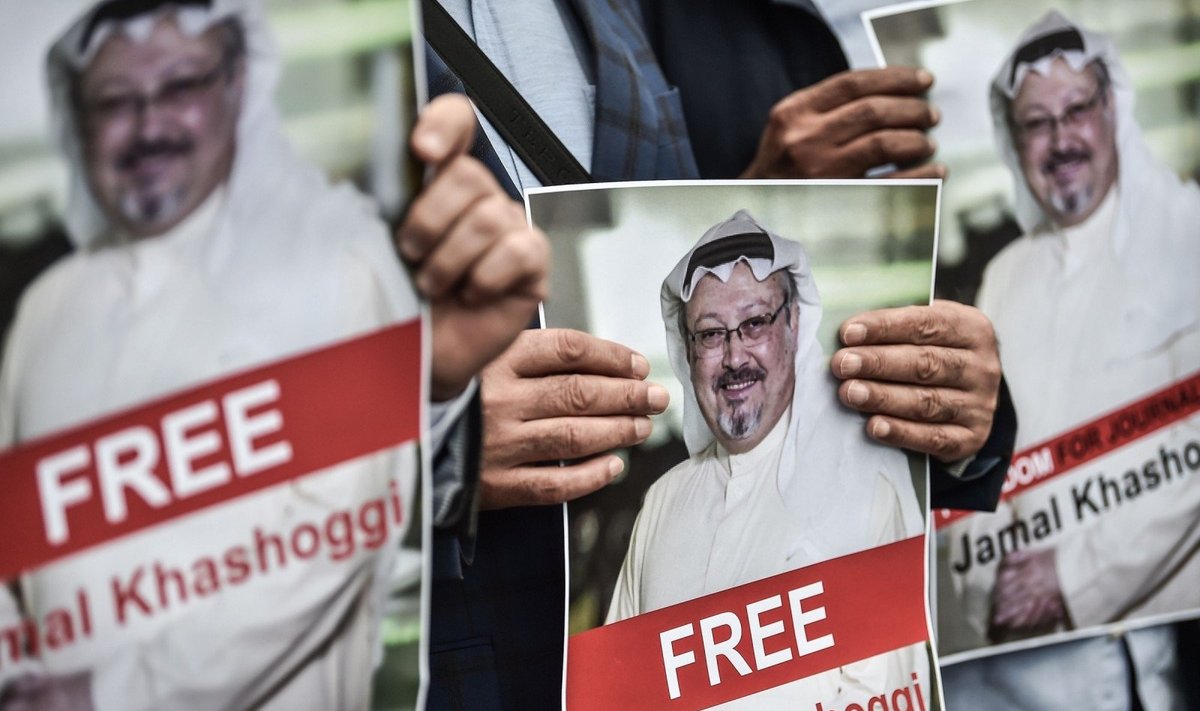 Protestuotojai reikalauja tyrimo dėl Jamalo Khashoggi  dingimo