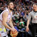 G. Orelikas pasižymėjo FIBA Čempionų lygoje, M. Grigonis patyrė traumą