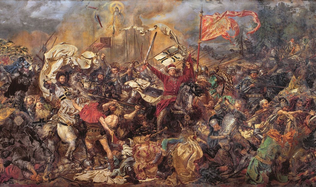The Battle of Grunwald as imagined by 19-century Polish painter Jan Matejko