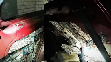 Latvio automobilis – baltarusiškų cigarečių slėptuvė ant ratų